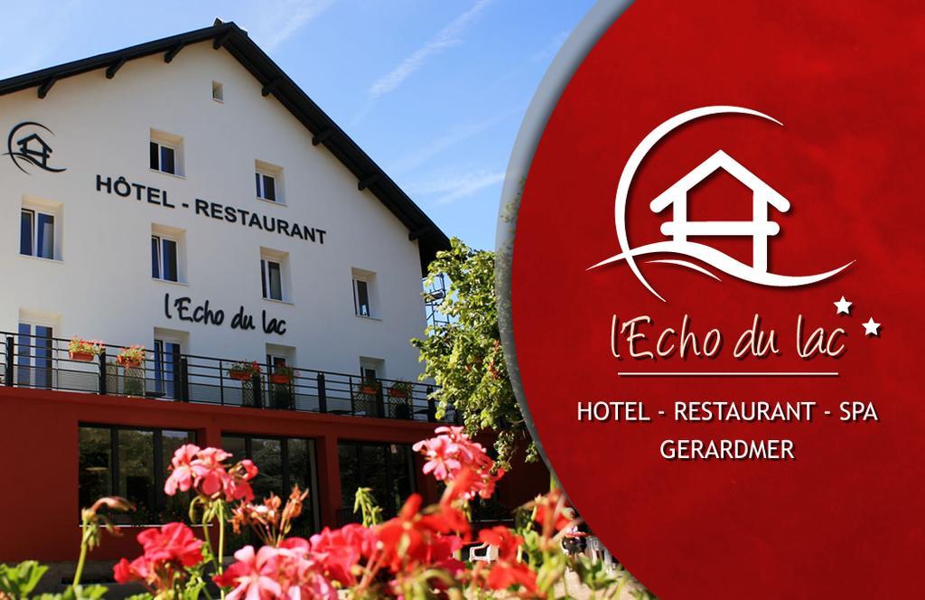 Hotel Restaurant L Echo Du Lac Gérardmer Kültér fotó